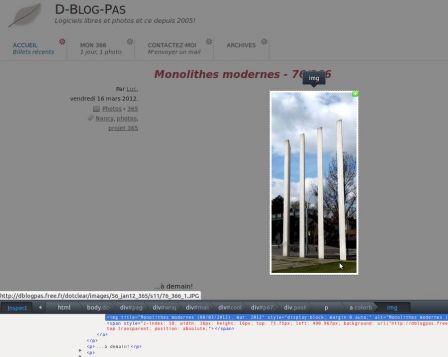 D-Blog-Pas HTML via Firefox11