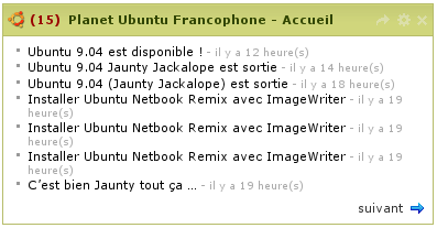 planet ubuntu-fr : sortie d'Ubuntu 9.04